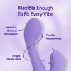 Purple Rebecca Crescendo dual-purpose Massager - 3
