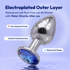 Silver & Gold Stainless Steel anal plug Manual Musculoskeletal Therapy Devices - 3