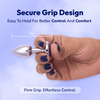 Silver-Gold Curved Step design Stainless Steel Therapeutic Massage Tool - 5