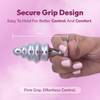 Silver And silver curved design Stainless Steel Therapeutic Body Massage Tool - 3
